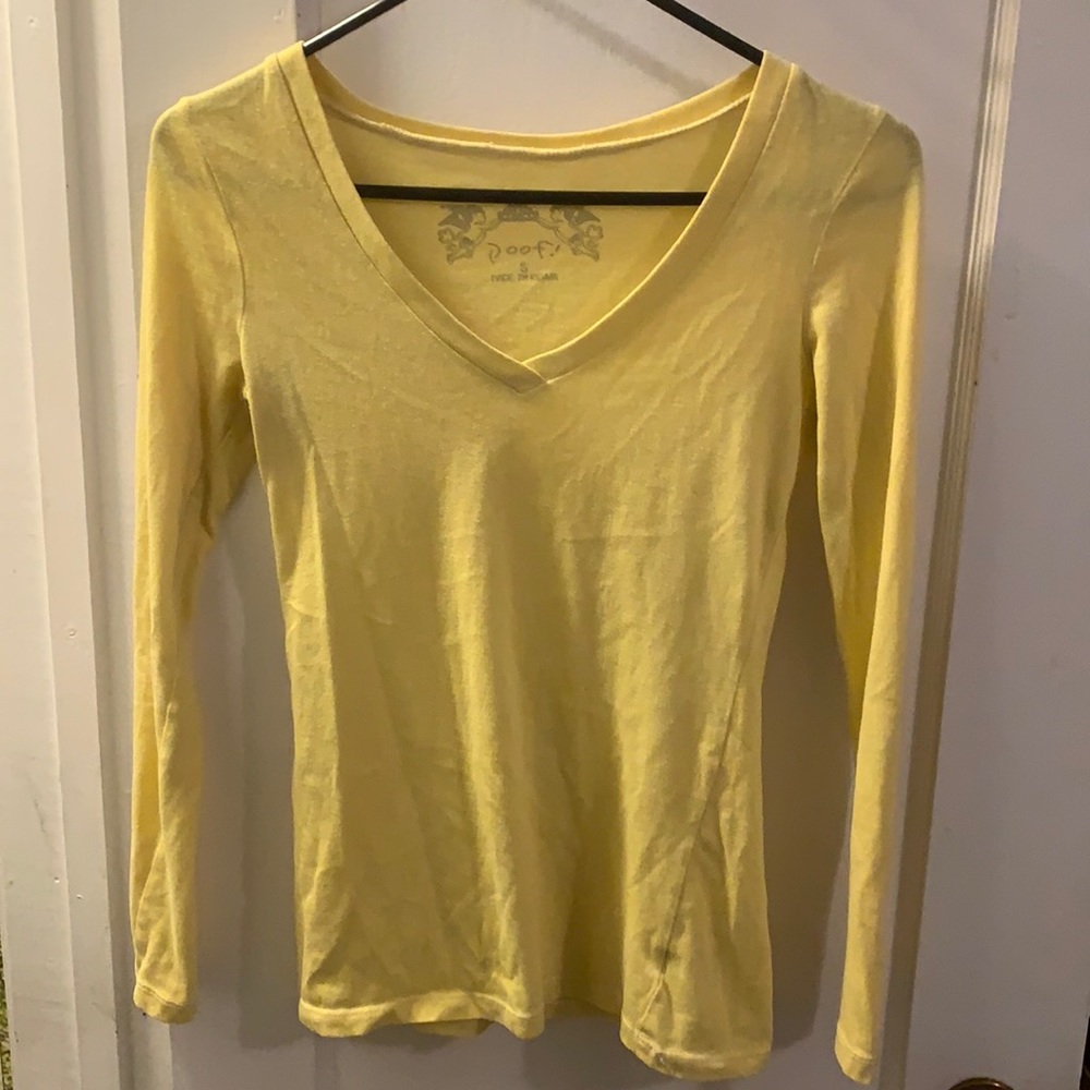 Yellow long sleeve T 💛